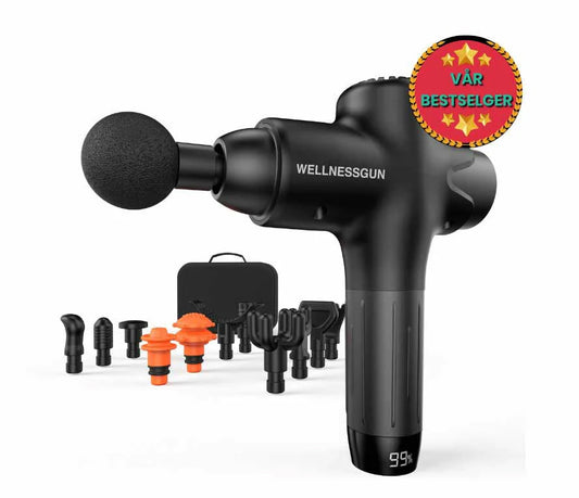 Wellnessgun - Mulskelavslappene og smertelindrende massasjepistol