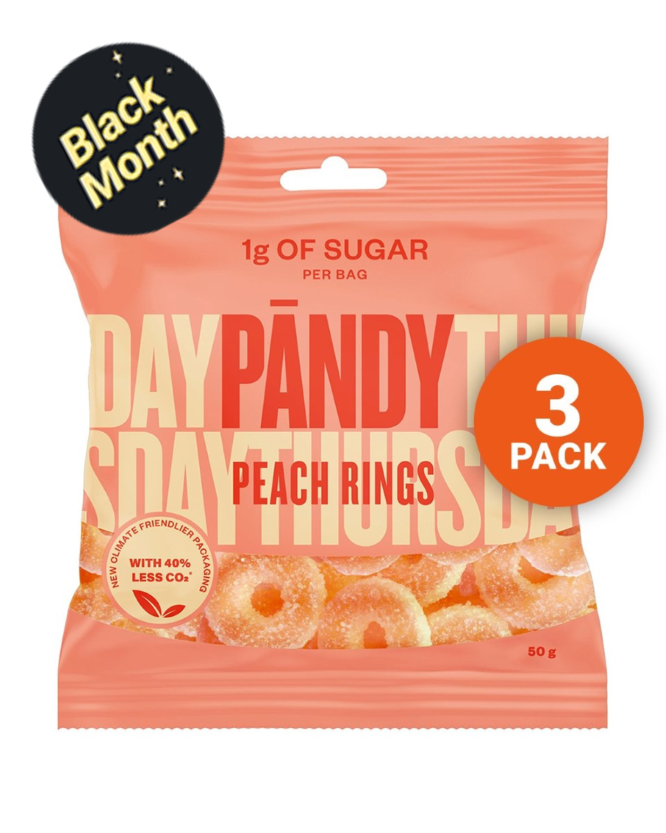 Peach Rings 3x50g