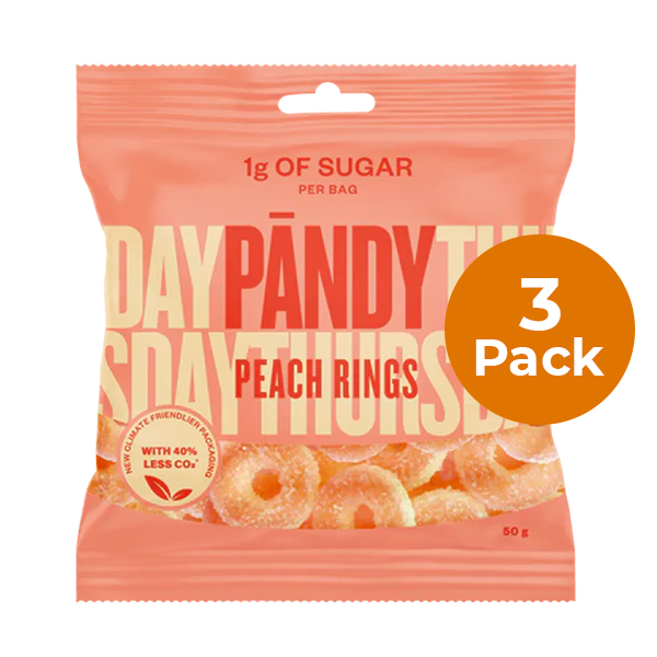 Peach Rings 3x50g - Sunn snacks