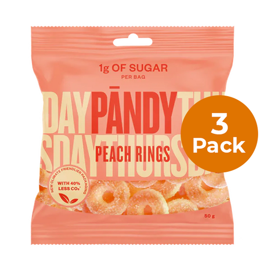 Peach Rings 3x50g - Sunn snacks